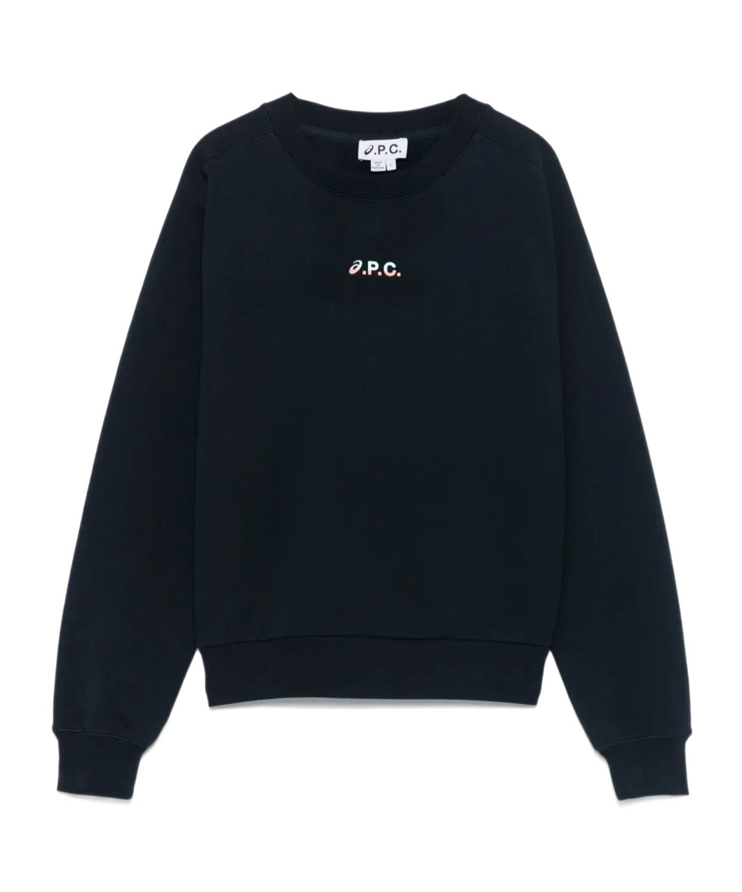 Apc X Asics Stone Sweatshirt In Navy Blue