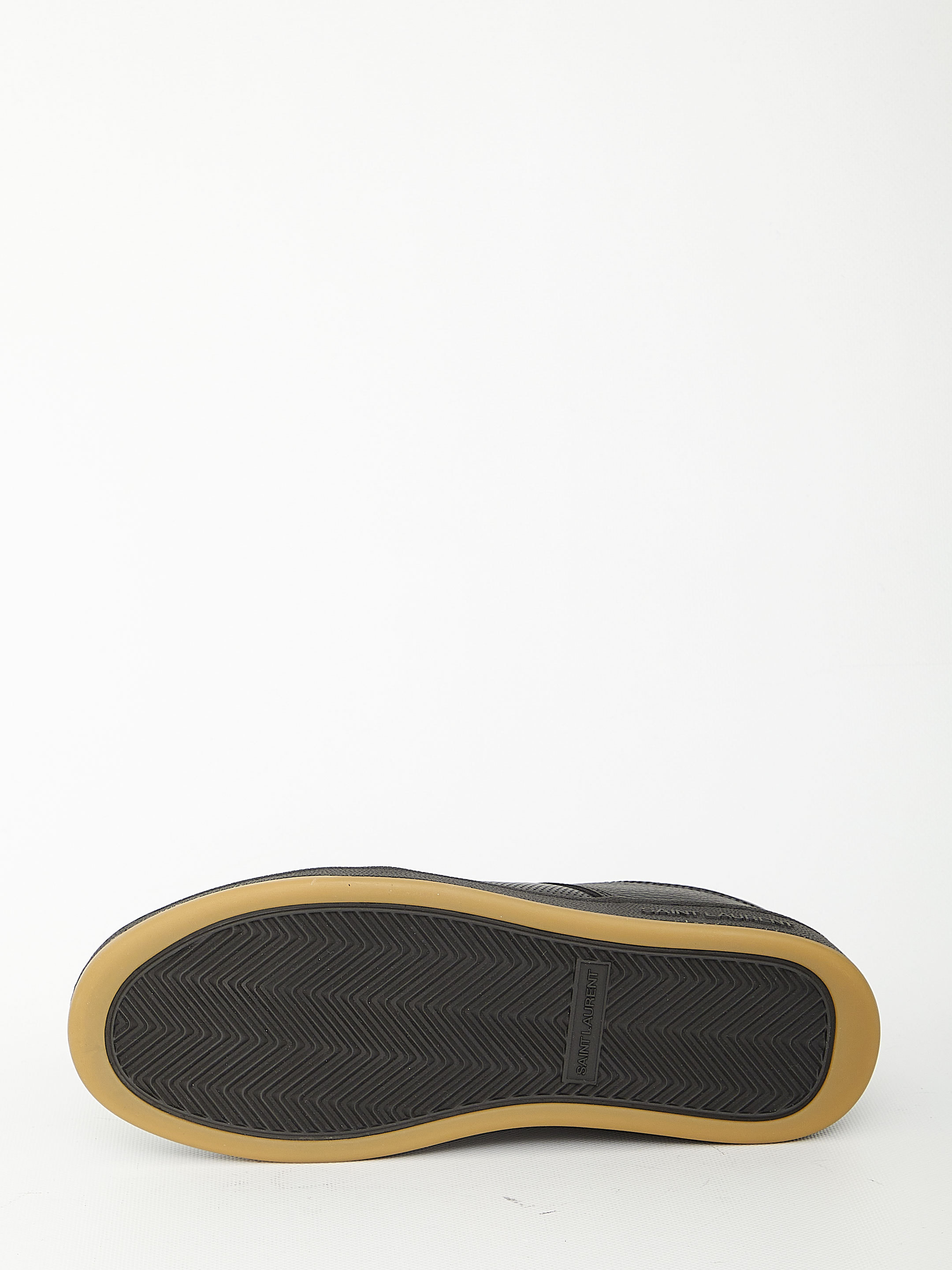 Saint Laurent Court Classic Sl/10 Sneakers In Black