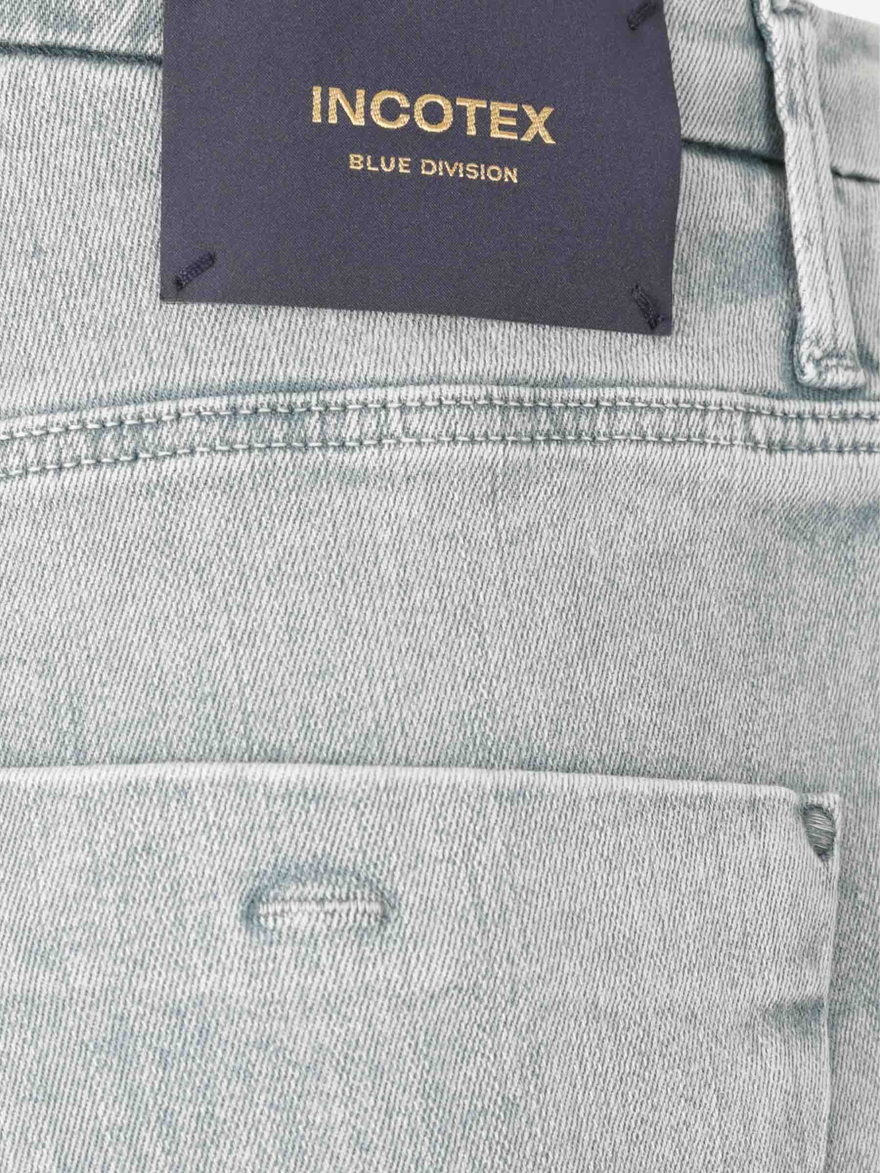 Incotex Jeans With Belt Loops In Gray