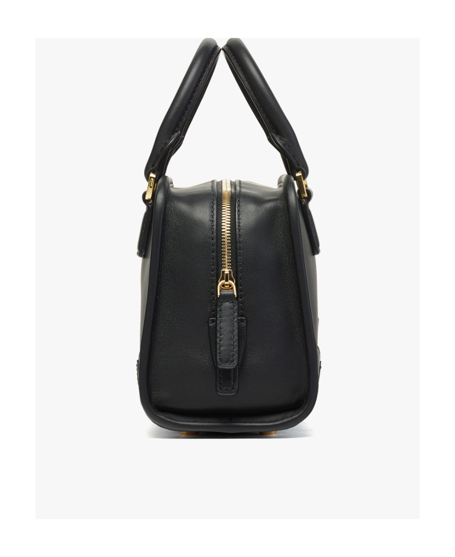 Mcm Aren Zip-up Mini Shoulder Bag In Black