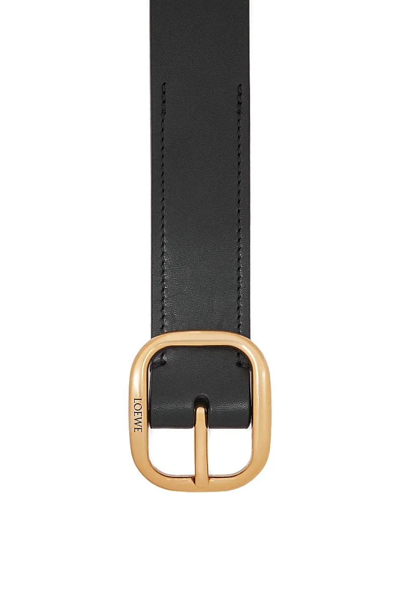Loewe Leather Belt In Black