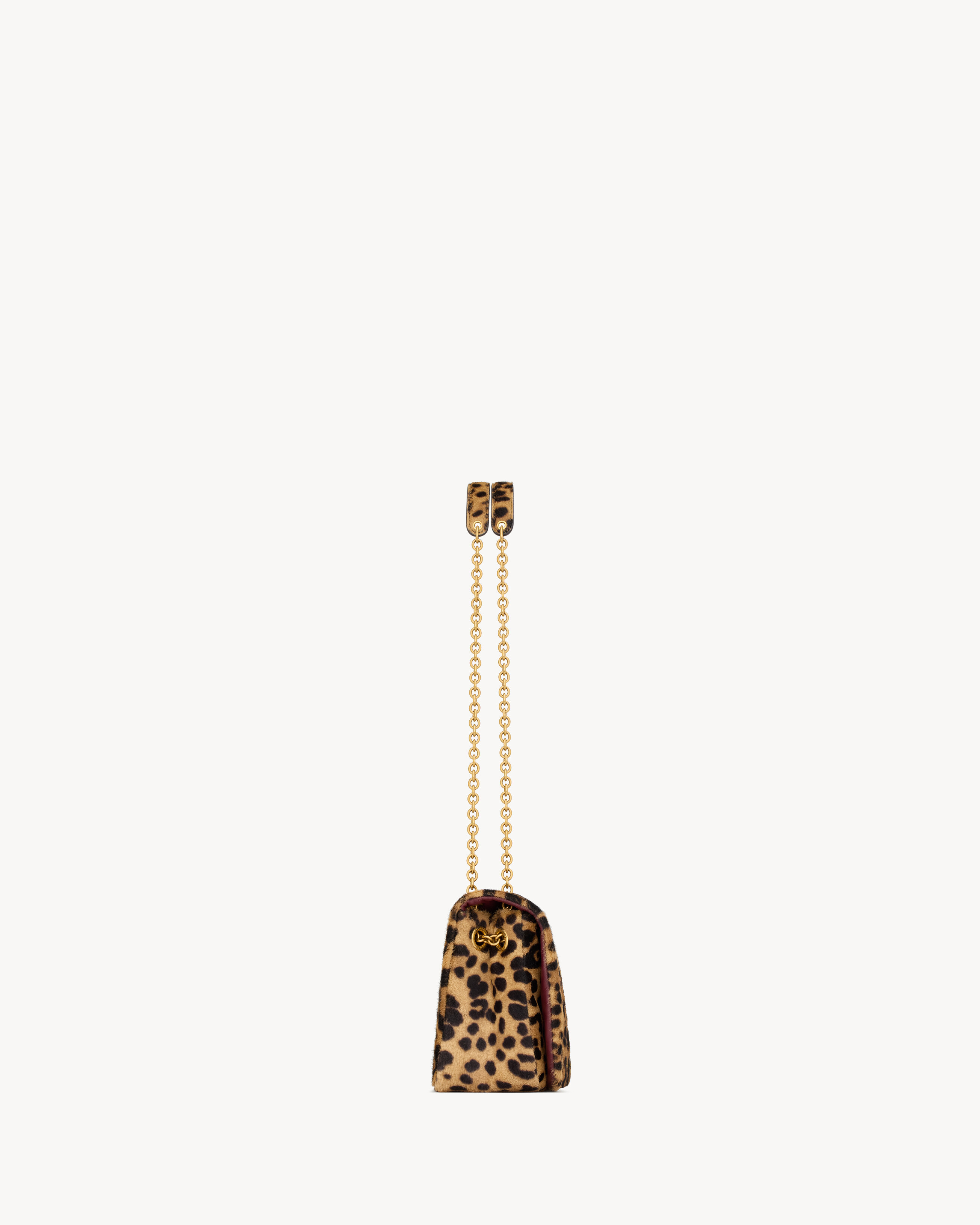 Saint Laurent Jamie 4.3 Mini In Pony Hair Leather In Black