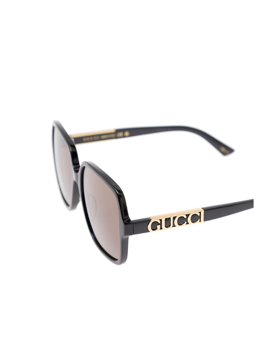 Gucci Logo Sunglasses In Black