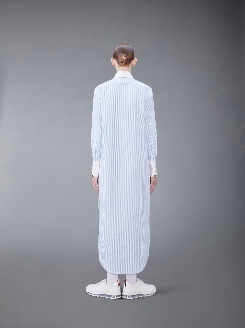 Thom Browne Chemisier Dress In Blue