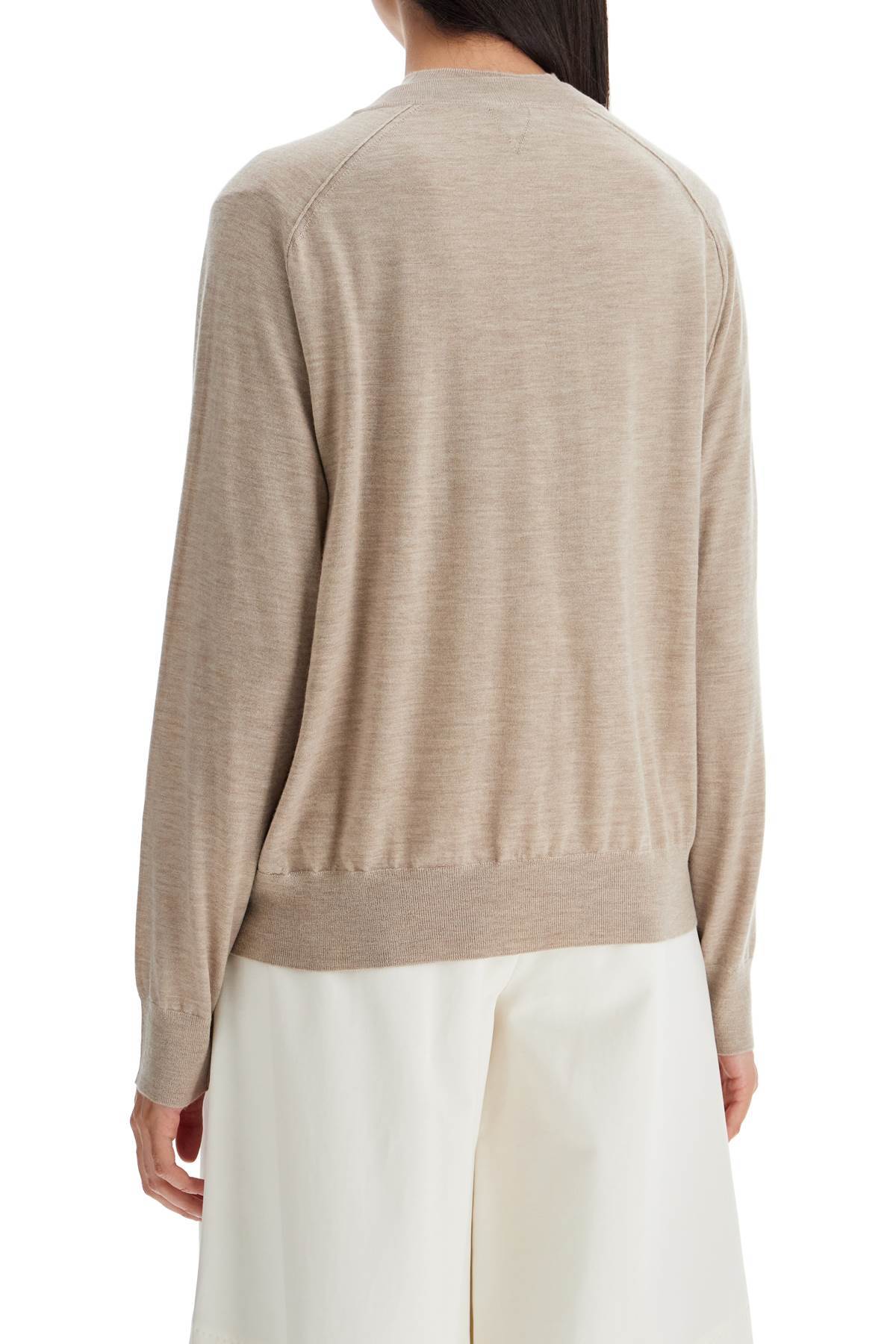 Bottega Veneta Button Long-sleeved Cardigan In Nude