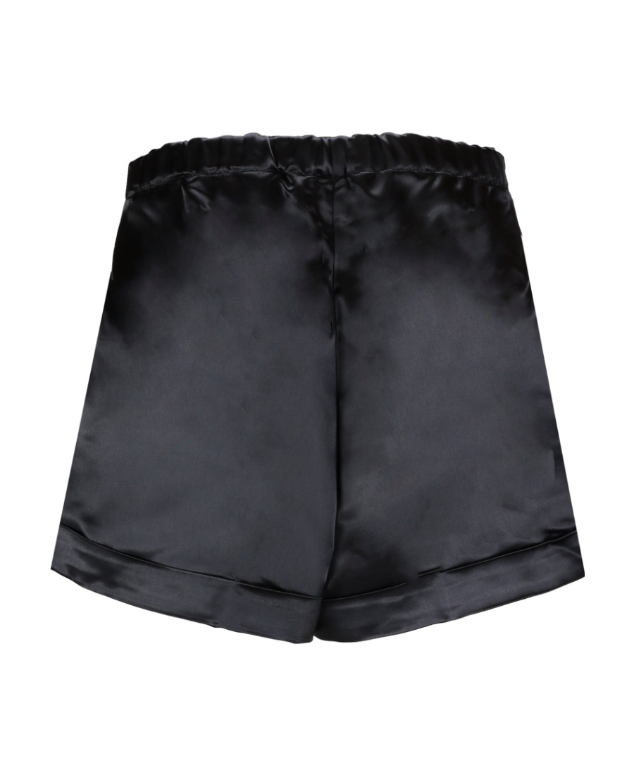 Acne Studios Tailored Satin Shorts In Black