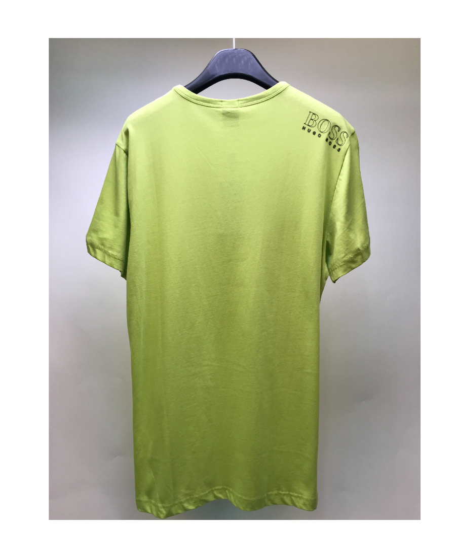 Hugo Boss Logo Details Short-sleeved T-shirt In Green