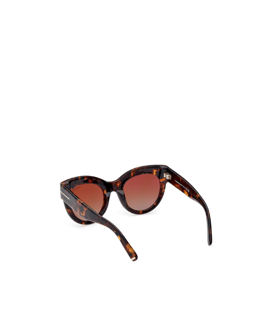 Tom Ford Lucilla 51mm Gradient Cat Eye Sunglasses In Brown