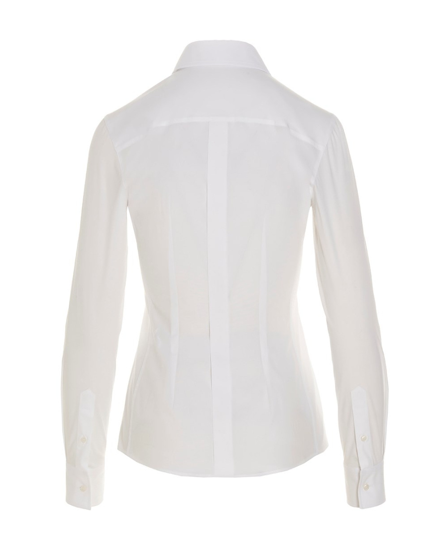 Dolce & Gabbana Tailored Shirt With Collared Neck And Buttoned Cuffs In White