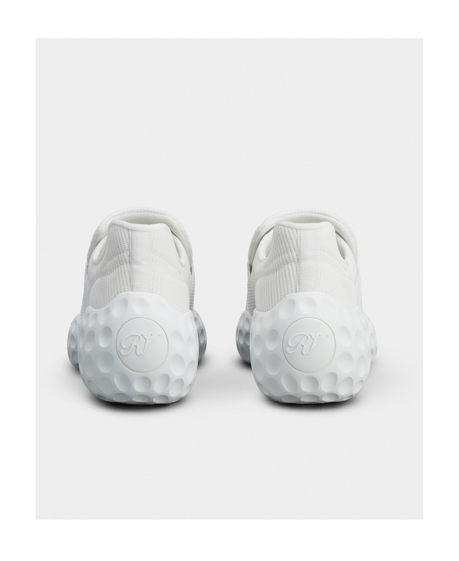 Roger Vivier Viv Run Crystal-embellished Mesh And Leather Slip-on Sneakers In White