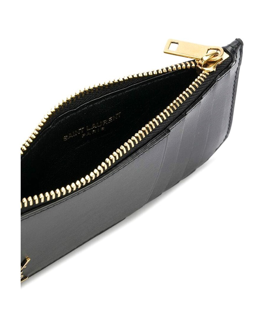 Saint Laurent Men  Black Cardcases In Black