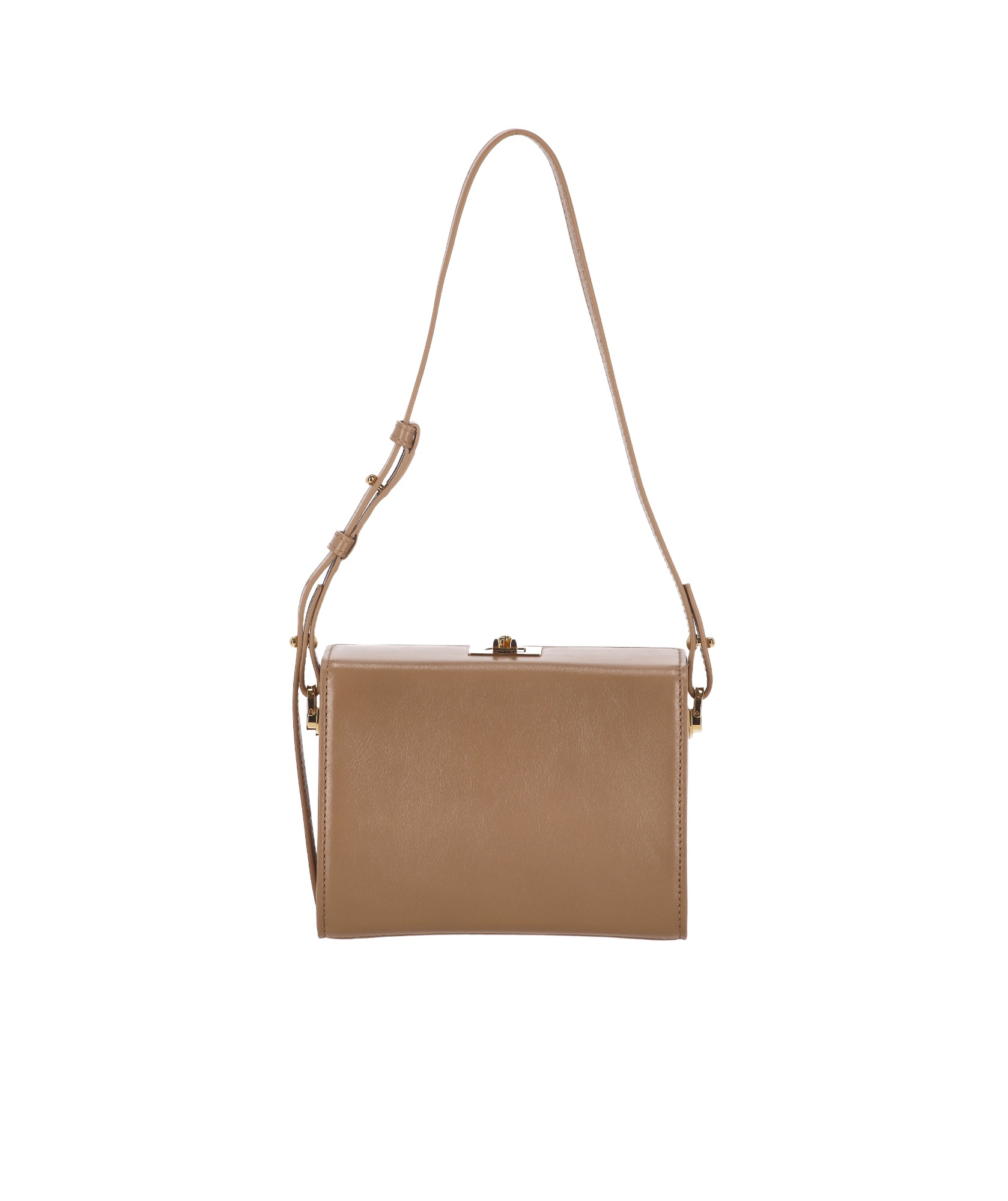 Furla Twist-lock Shoulder Bag With Front Pocket In Brown