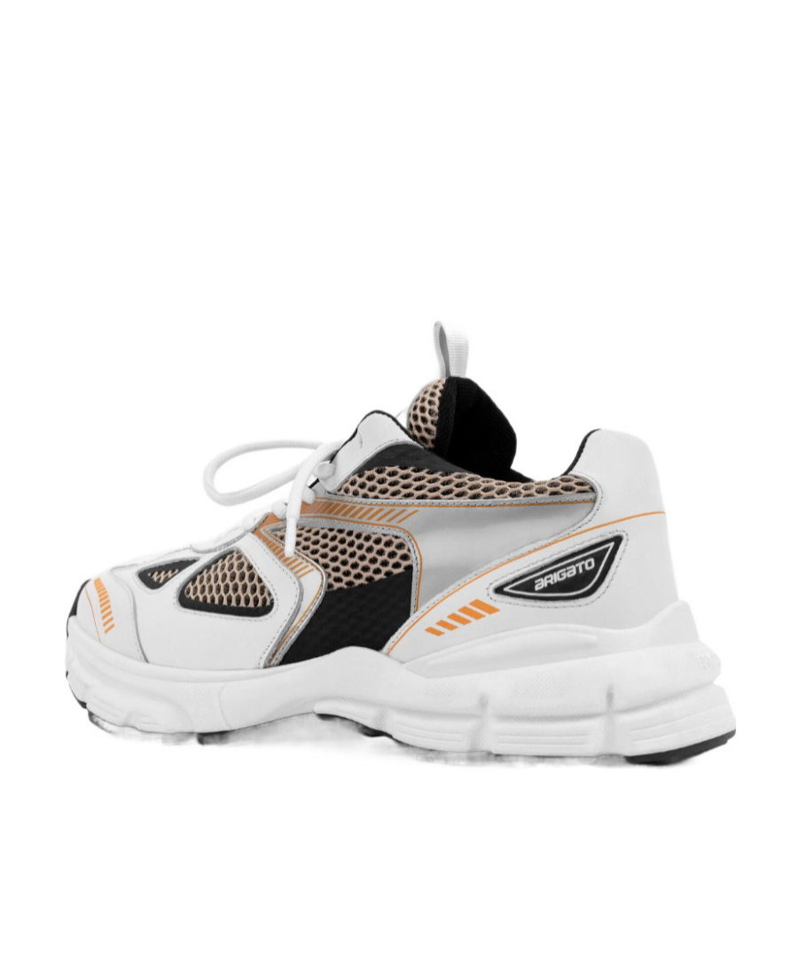 Axel Arigato Marathon Runner Leather And Mesh Sneakers In White