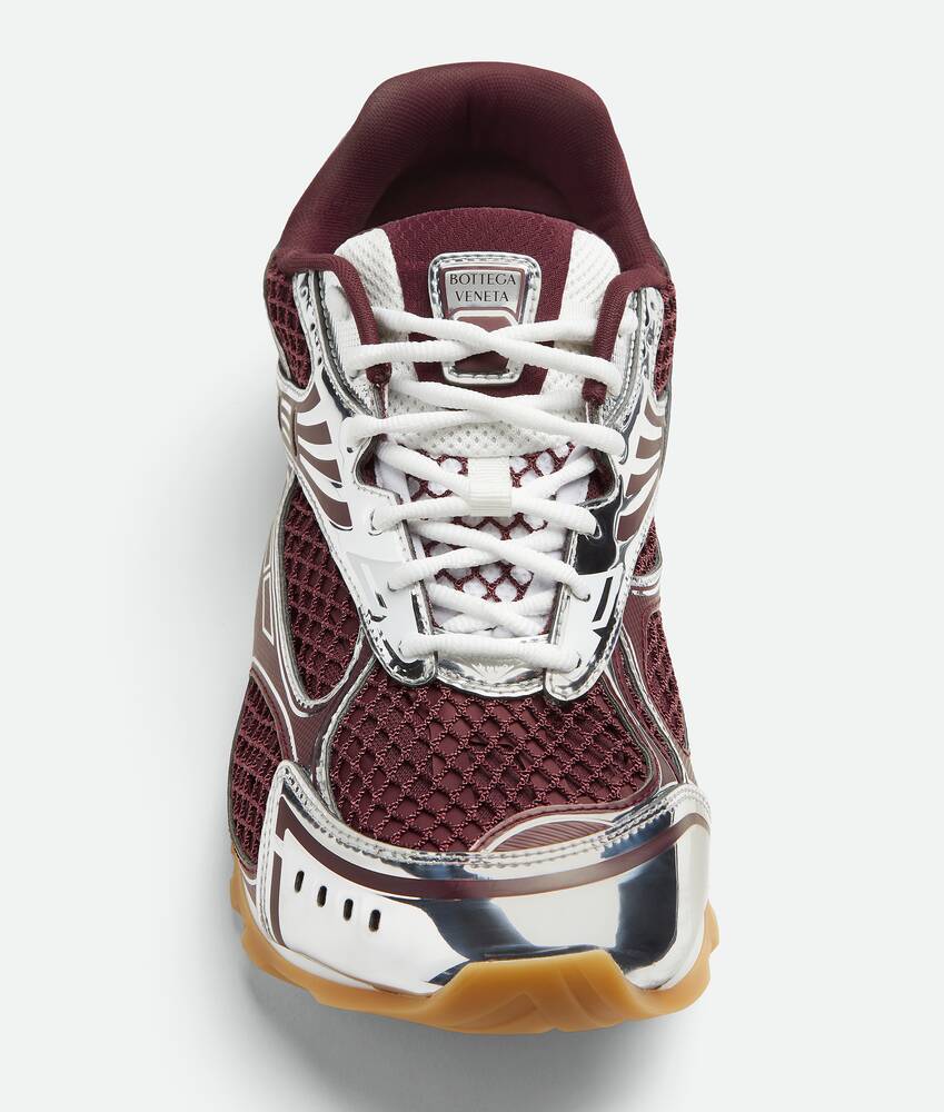 Bottega Veneta Men Fondant And Silver Technical Fabric And Mesh Orbit Sneakers In Multi