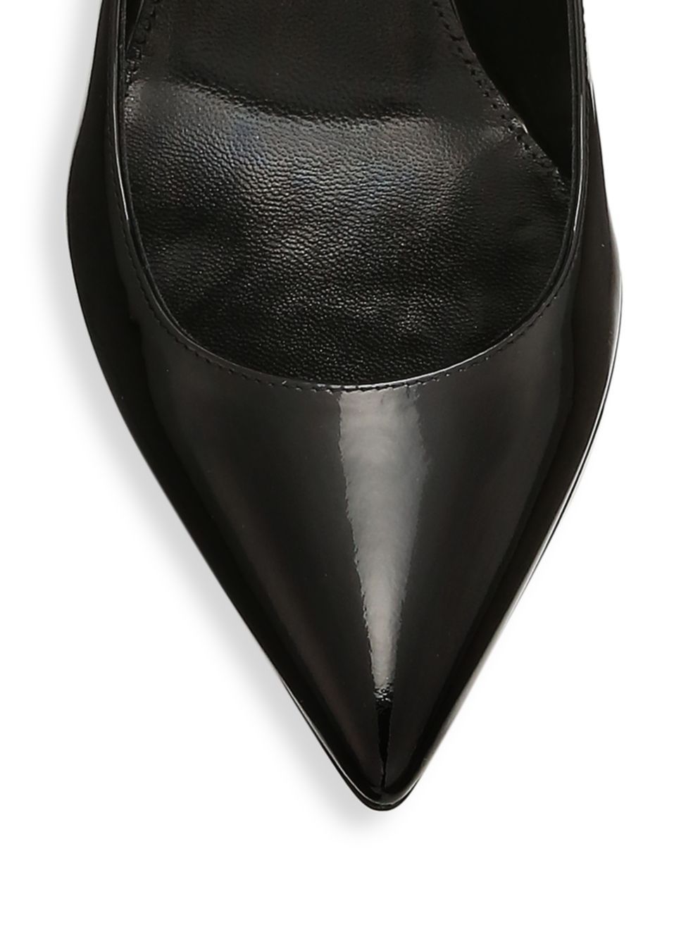 Saint Laurent Opyum Patent 110mm Ysl-heel Pumps - Golden Hardware In Black