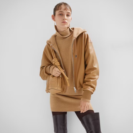 Fendi Logo Tubular Belt In Nude