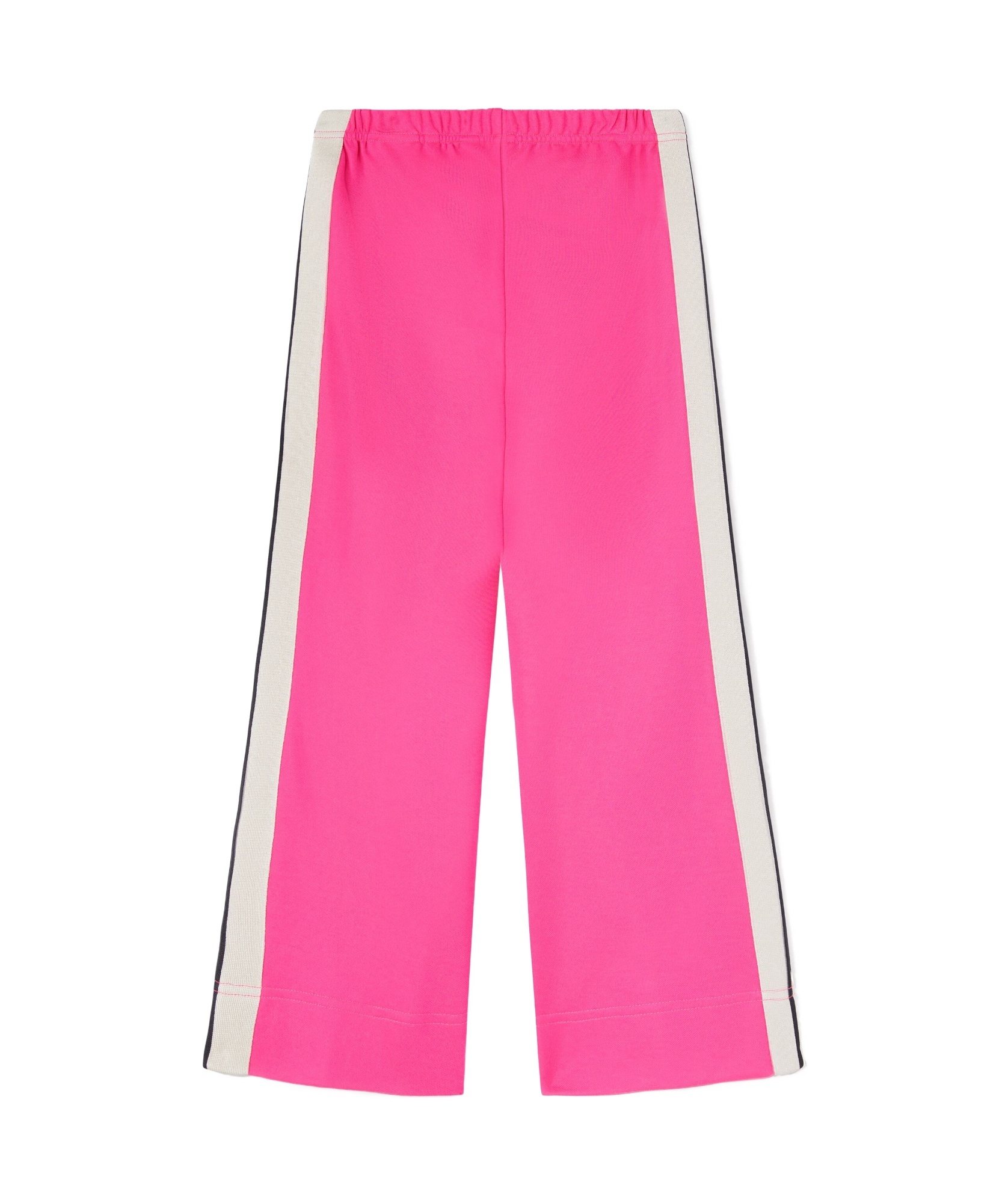 Palm Angels Printed Wide-leg Sweatpants In Pink