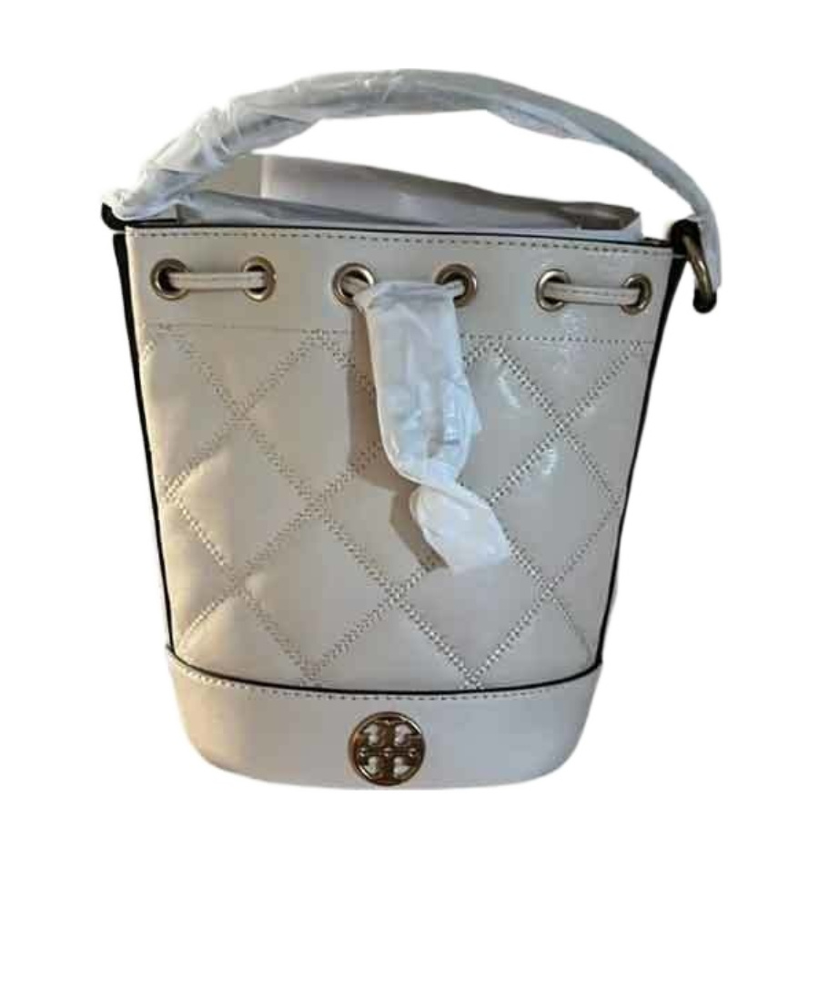 TORY BURCH RHOMBUS DRAGLINE BUCKET SHOULDER BAG