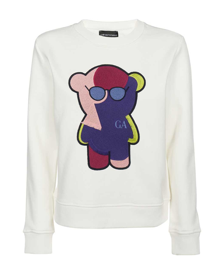 EMPORIO ARMANI MANGA BEAR LONG-SLEEVED SWEATSHIRT