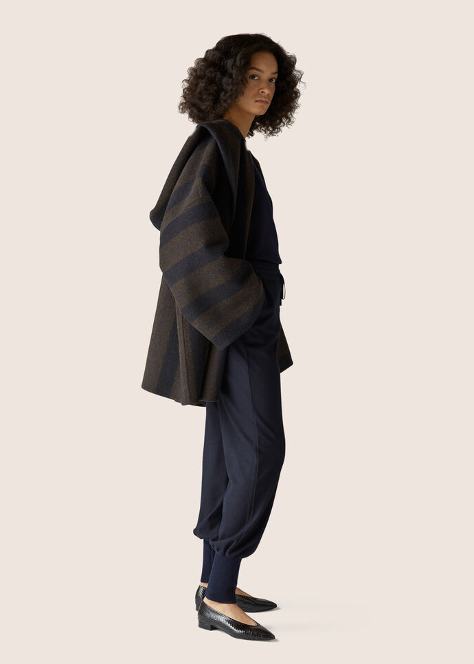 Loro Piana Rope Waist Cashmere Sweatpants In Black