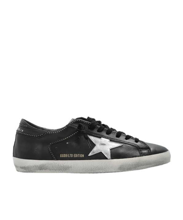 Golden Goose Round Head Low-cut Sneakers In Black