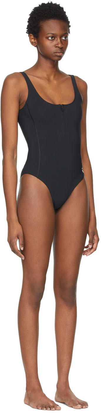 Moncler Logo-print Sleeveless Bodysuit In Black