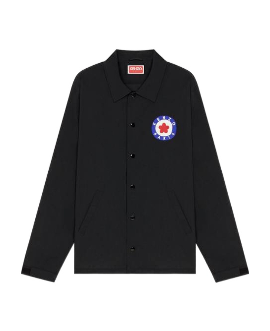 Shop Kenzo ' Target' Coach Jacket In Black