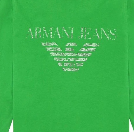 ARMANI JEANS T-SHIRT WITH ROUND NECK AND LONG SLEEVES