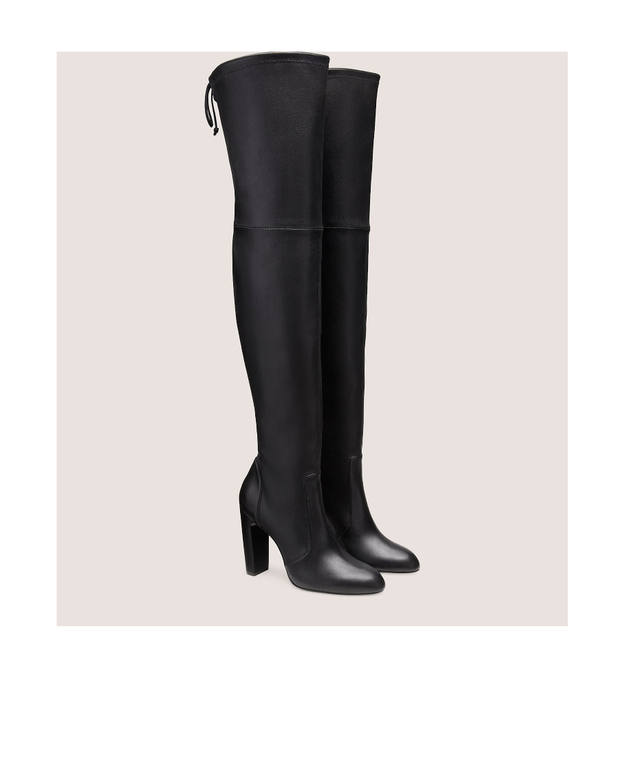 Stuart Weitzman Pointed Boots In Black