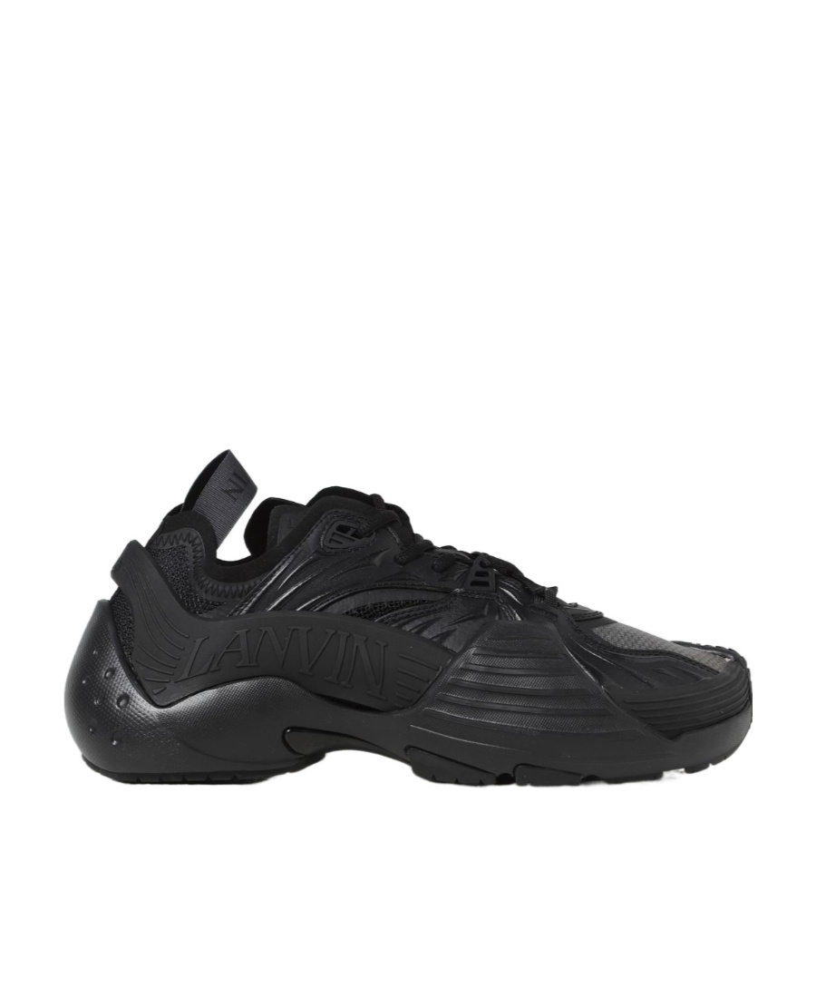 Lanvin Black Polyethylene Athletic Sneakers