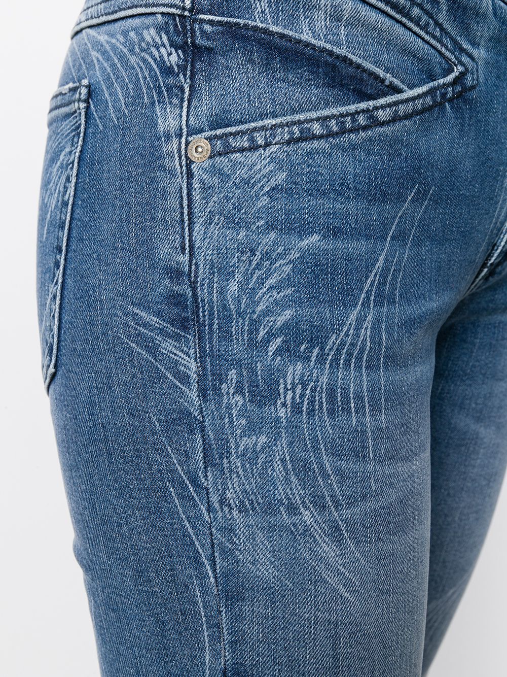 Givenchy Logo Details Jeans In Blue