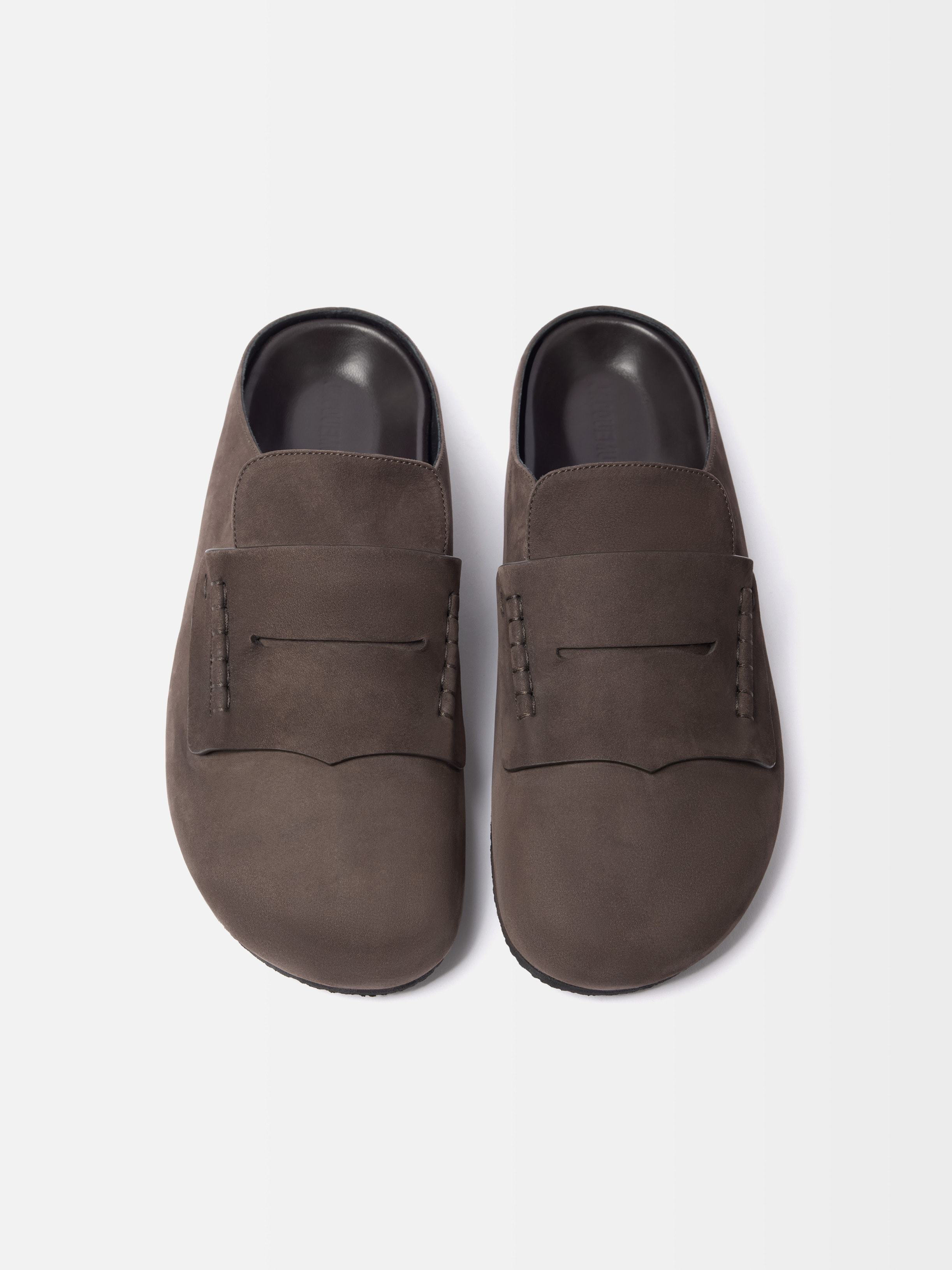 Jacquemus The Mocassins Mules In Brown
