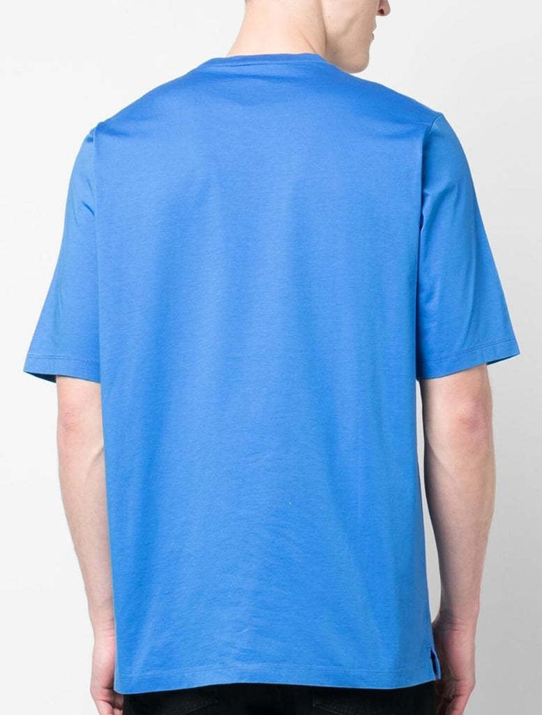Dsquared2 Graphic-print Short-sleeve Cotton T-shirt In Blue