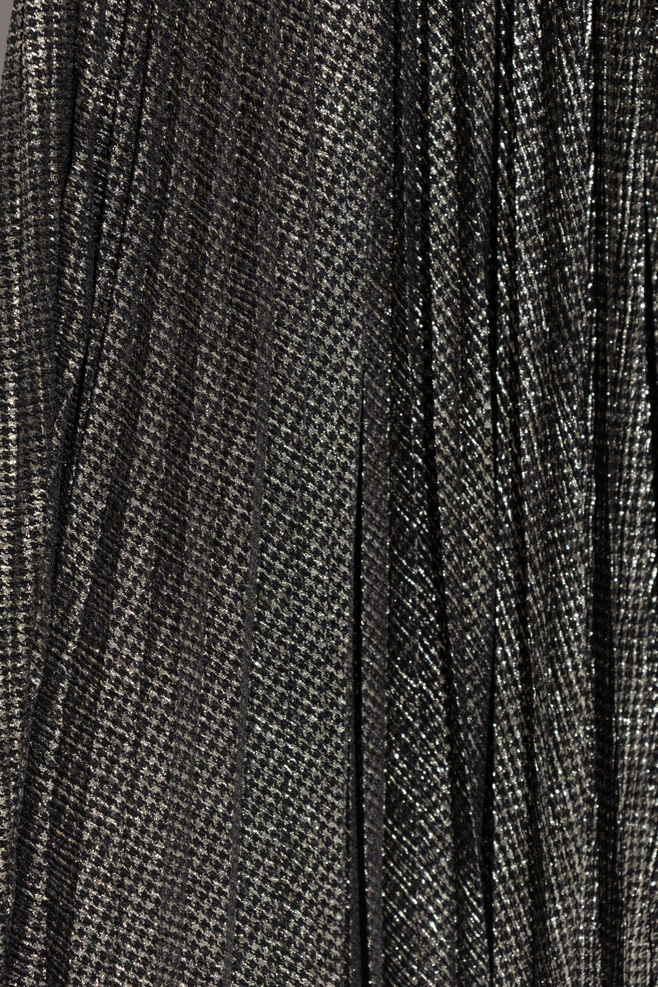 Forte Forte Forte_forte Lamé Pied De Poule Long Skirt In Black