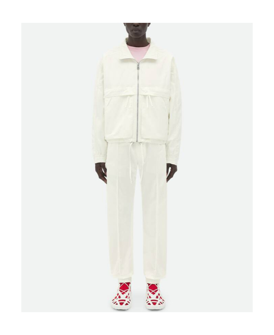 Bottega Veneta Tech Nylon Jacket In White