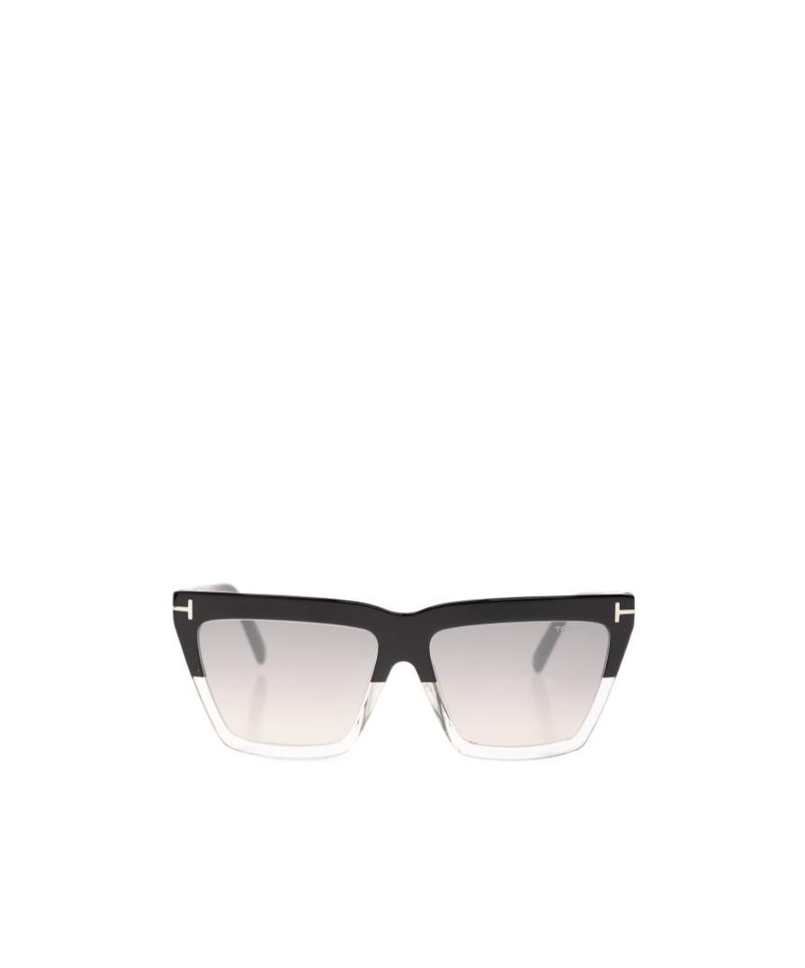 Tom Ford Eyewear Eden Geometric Frame Sunglasses In White