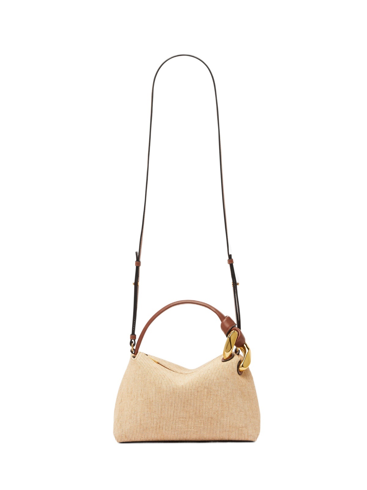Jw Anderson Small Jwa Corner Bag In Nude