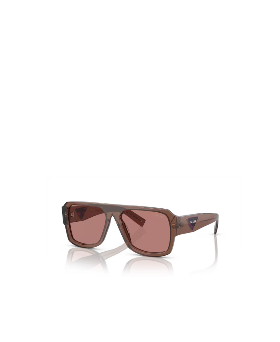 Prada Rectangular Frame Sunglasses Sunglasses In Pink