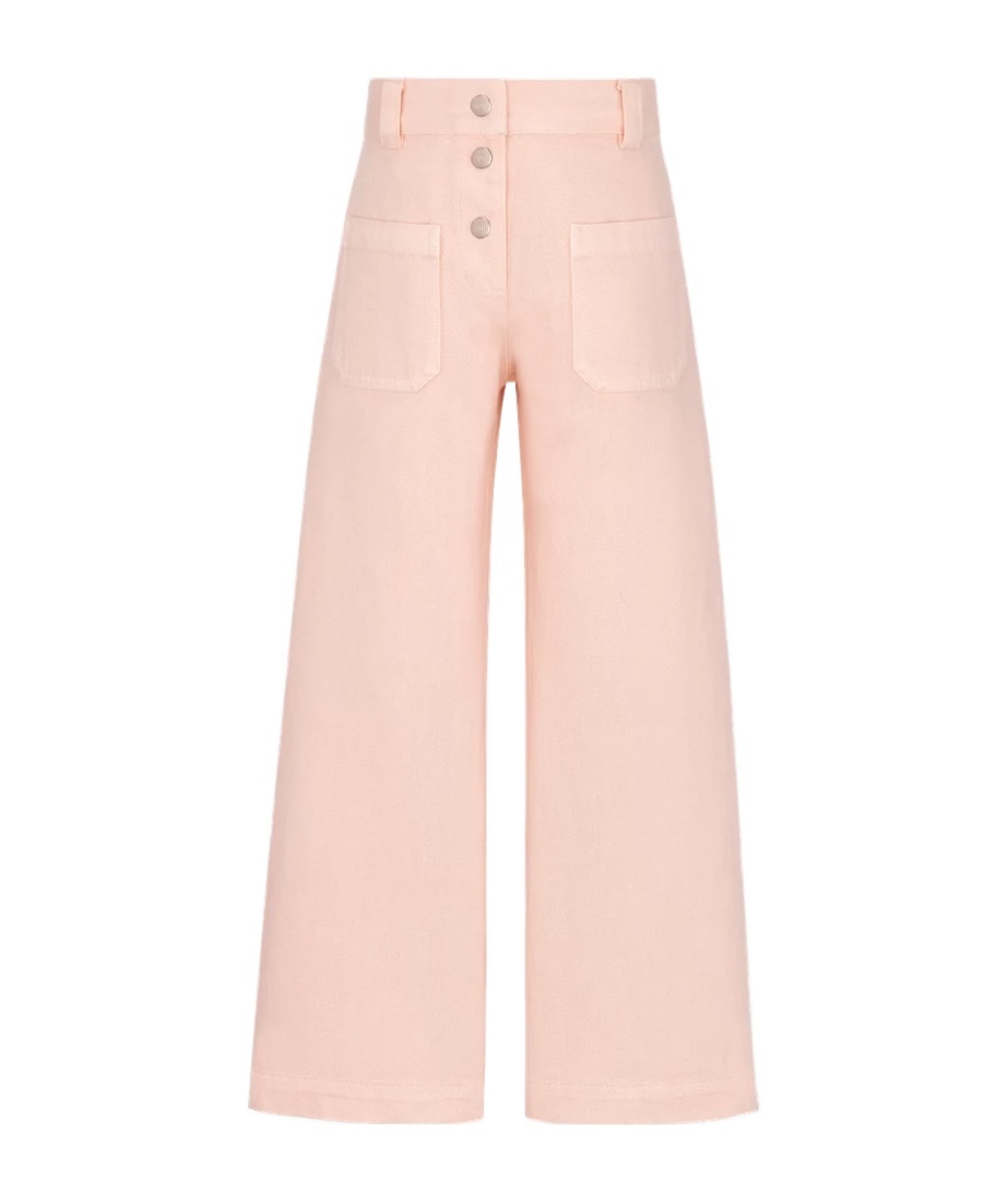 Dior Belt Loop Pants In Gold