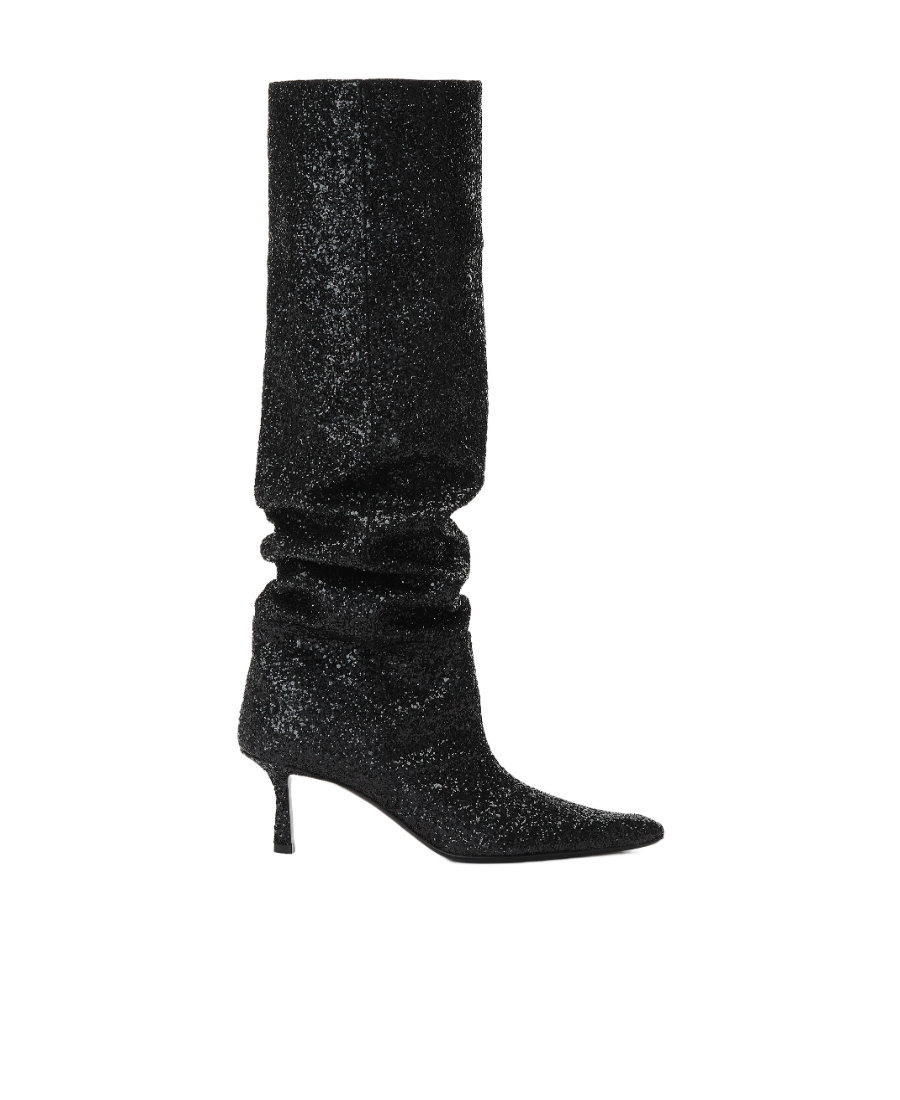 Alexander Wang Shiny Boots In Black