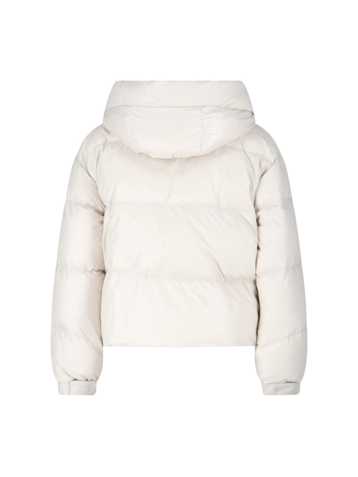 Max Mara Long-sleeved Cotton Jacket In White