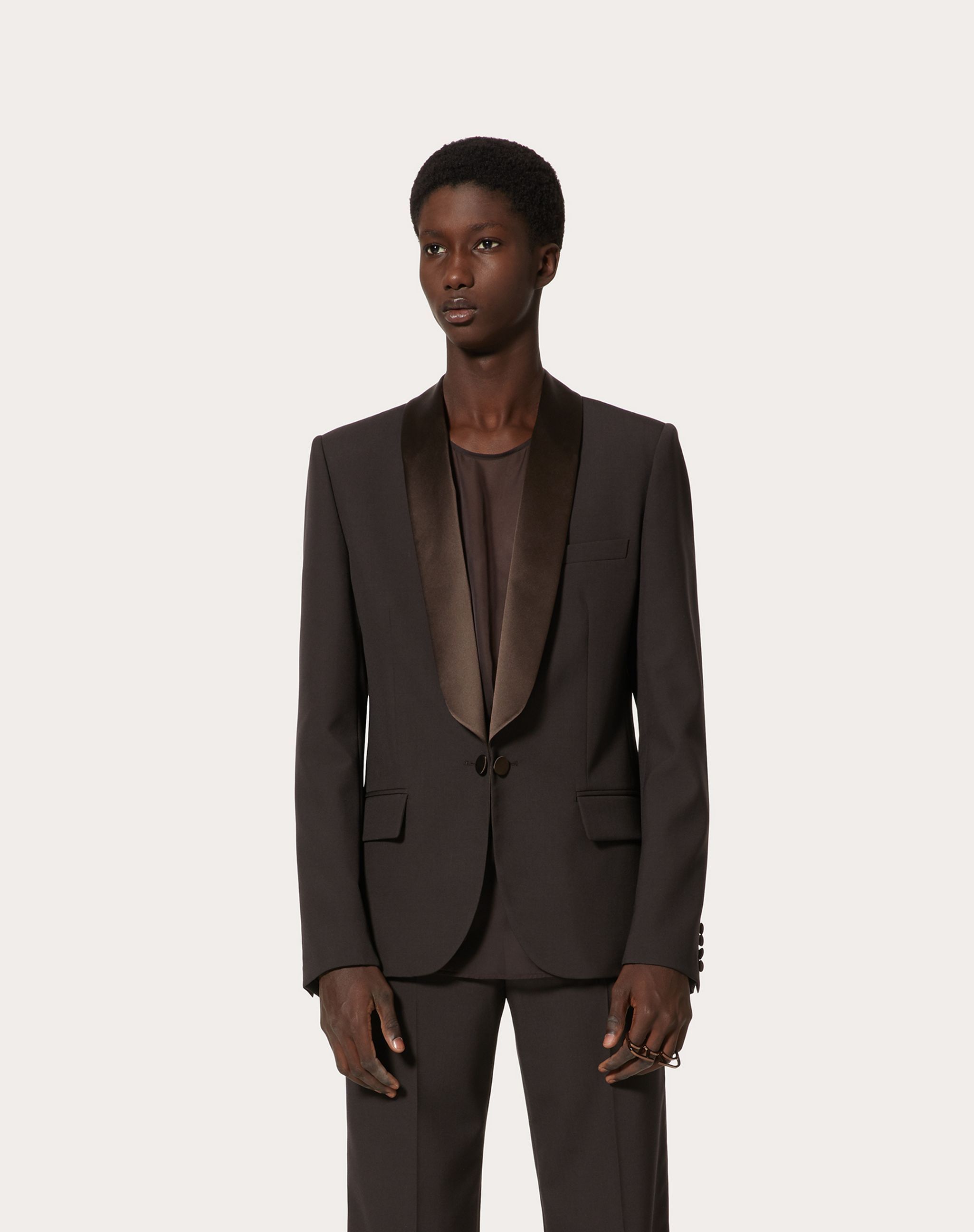 VALENTINO VALENTINO	SINGLE-BREASTED LONG-SLEEVED BLAZER