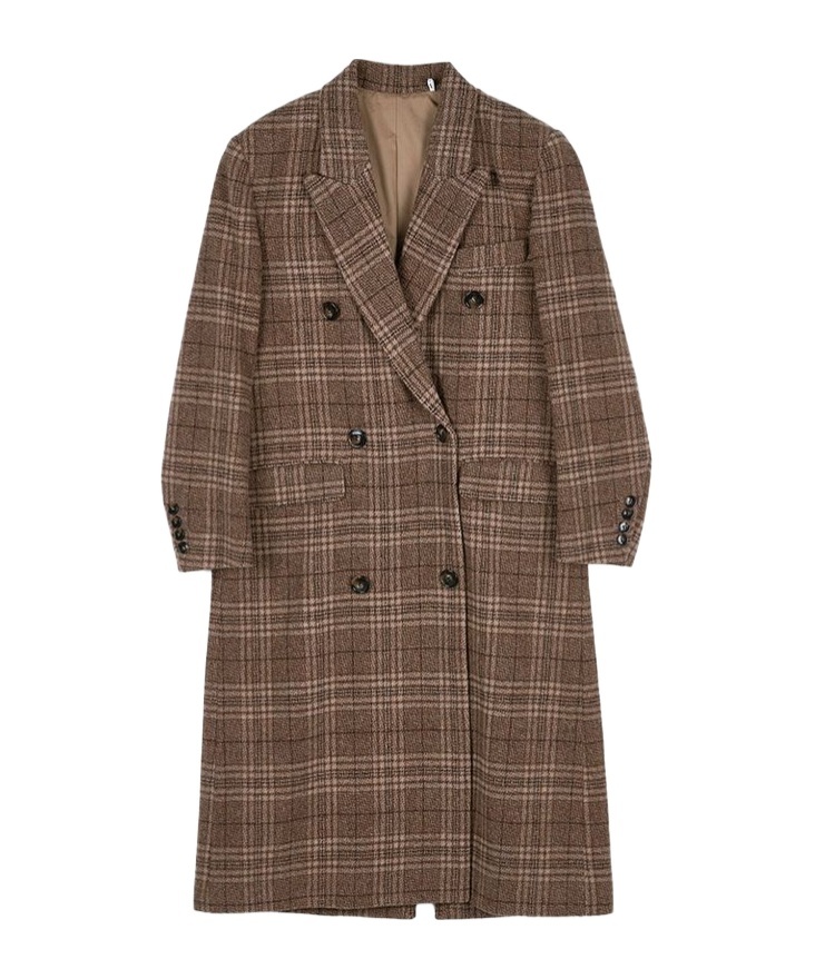 Isabel Marant Long Sleeve Coat In Brown