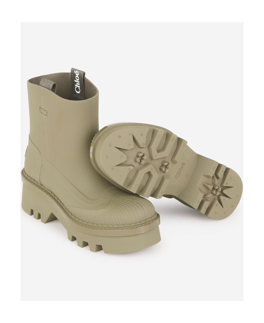 Chloé Raina Rain Boots In Nude