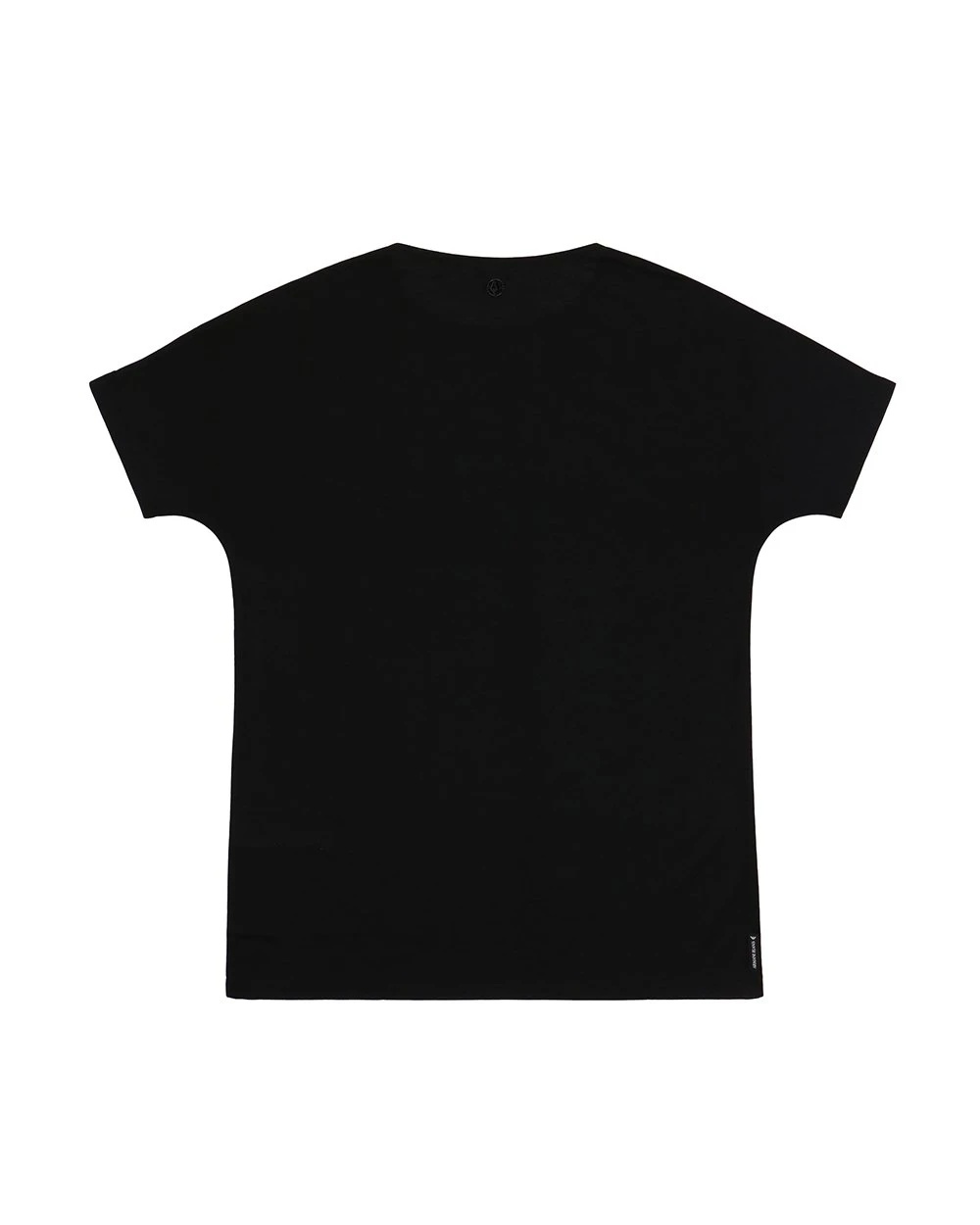 Armani Jeans Printed T-shirt With Round Neck In Black