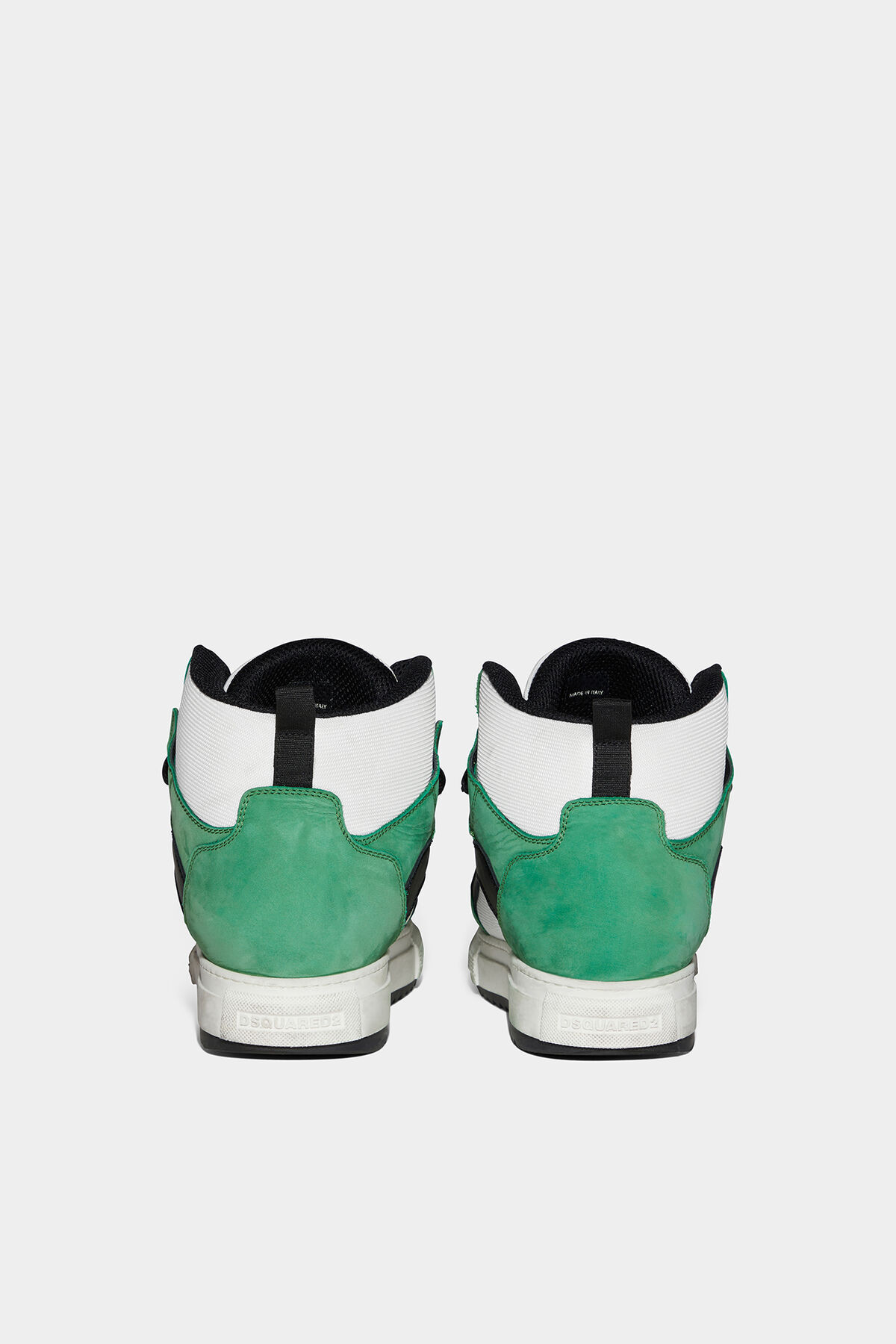 Dsquared2 Panelled High-top Sneakers In White