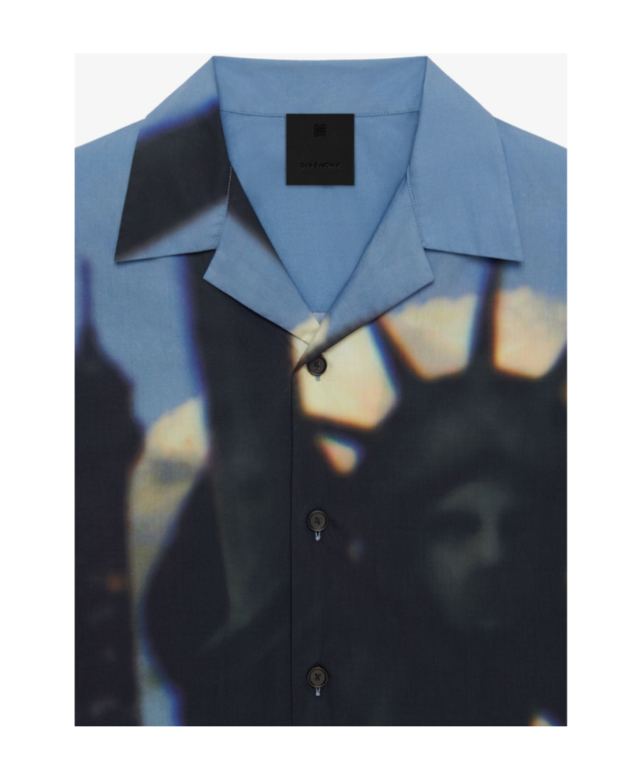 Givenchy Pattern Short-sleeved Shirt In Black