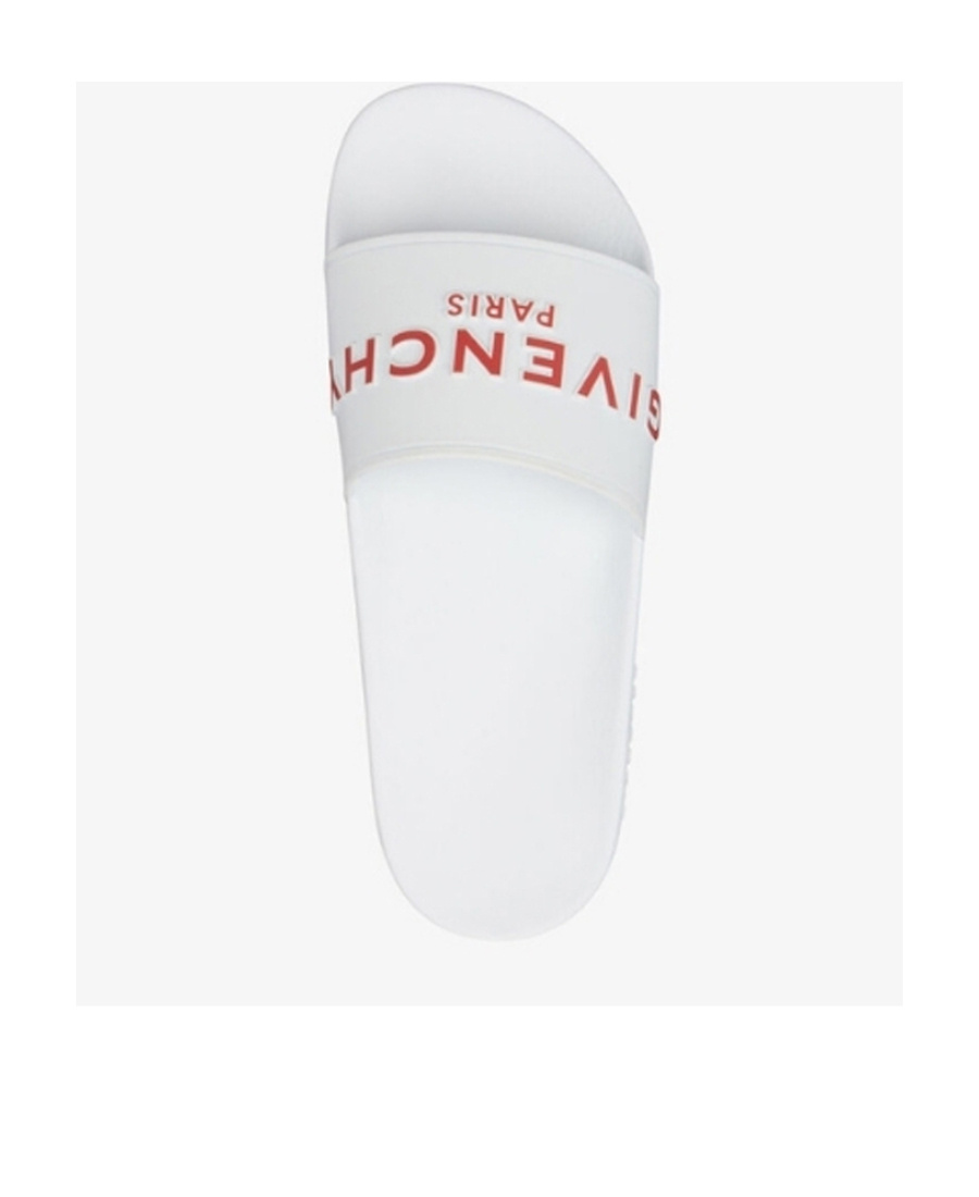 Givenchy Logo Flip-flops In White