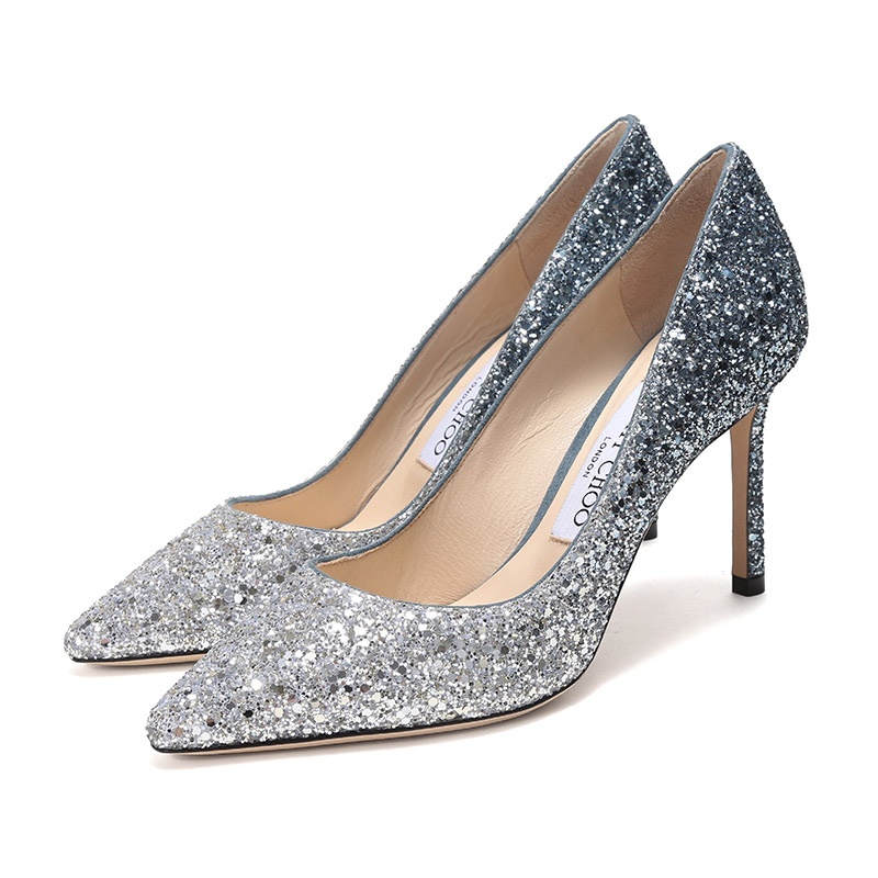 Jimmy Choo Romy 85 Pumps In Gray