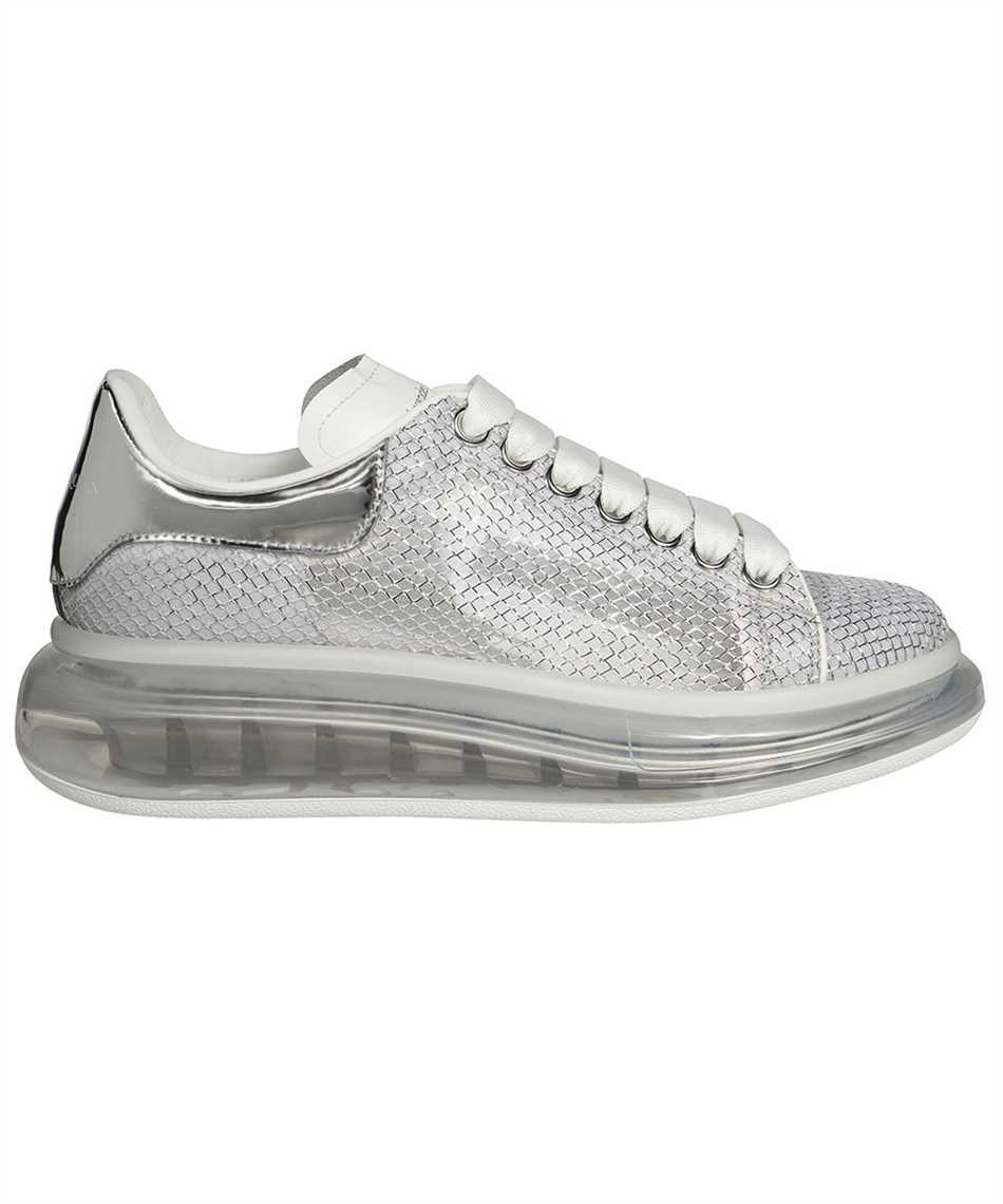 Alexander Mcqueen Oversized Mesh Panelled Sneakers In Gray